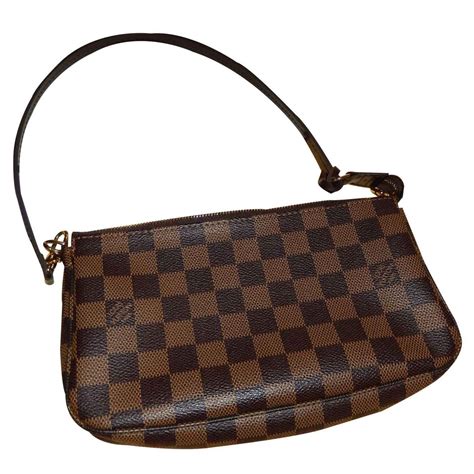 pochette louis vuitton damier noir|louis vuitton damier bucket bag.